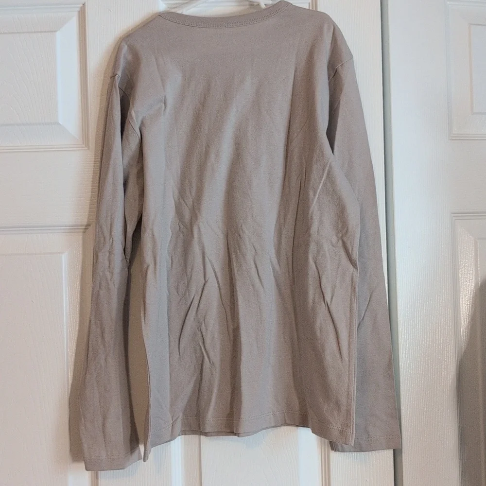 Crewcuts Gray Hiking Bear Graphic Kids Long Sleeve Shirt NWT